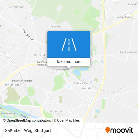 Карта Saßnitzer Weg