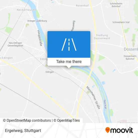 Ergelweg map