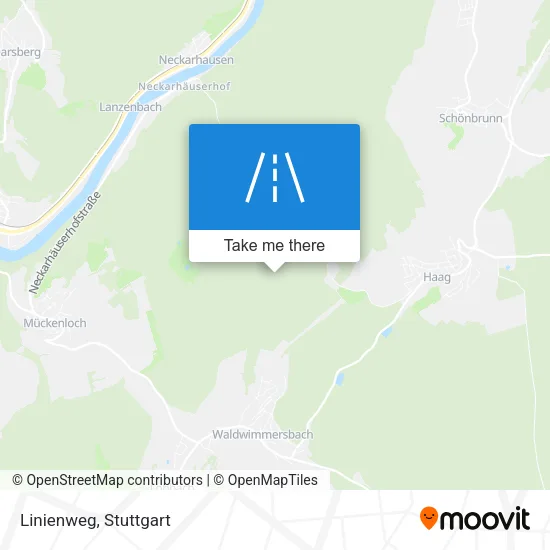 Карта Linienweg