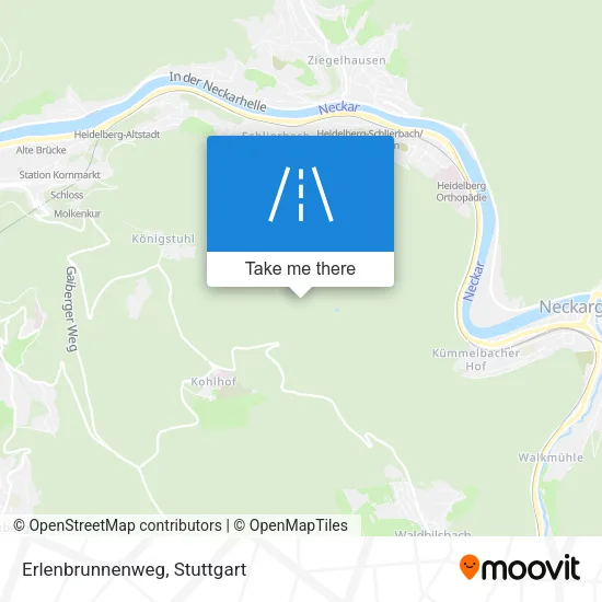 Erlenbrunnenweg map