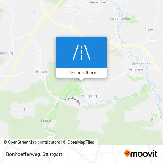 Карта Bonhoefferweg
