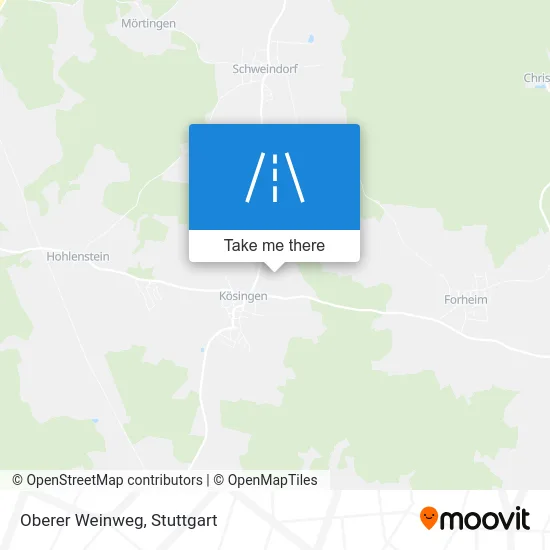 Карта Oberer Weinweg