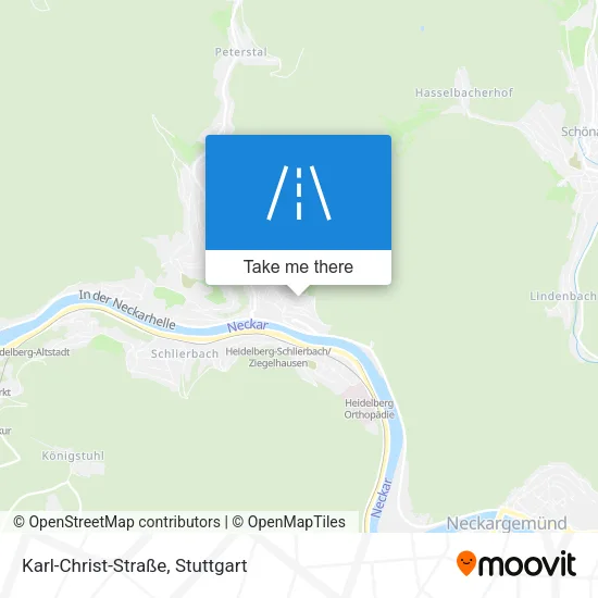 Карта Karl-Christ-Straße
