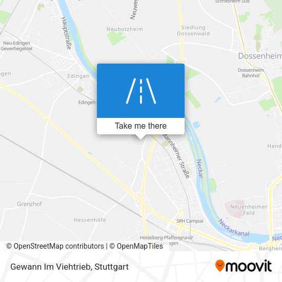 Gewann Im Viehtrieb map