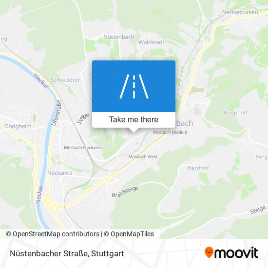 Nüstenbacher Straße map