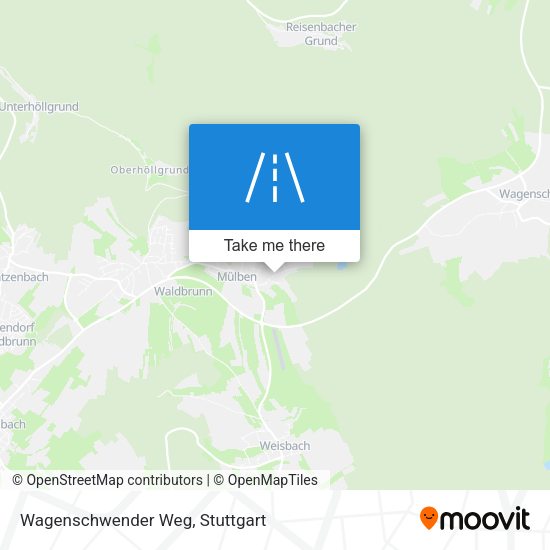 Wagenschwender Weg map