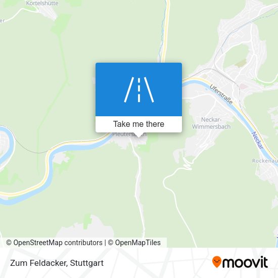 Карта Zum Feldacker