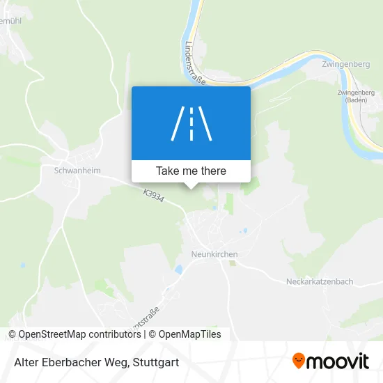 Карта Alter Eberbacher Weg