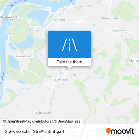 Schwarzacher Straße map