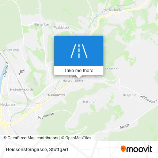 Карта Heissensteingasse
