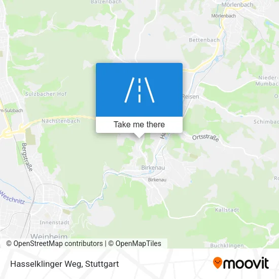 Карта Hasselklinger Weg