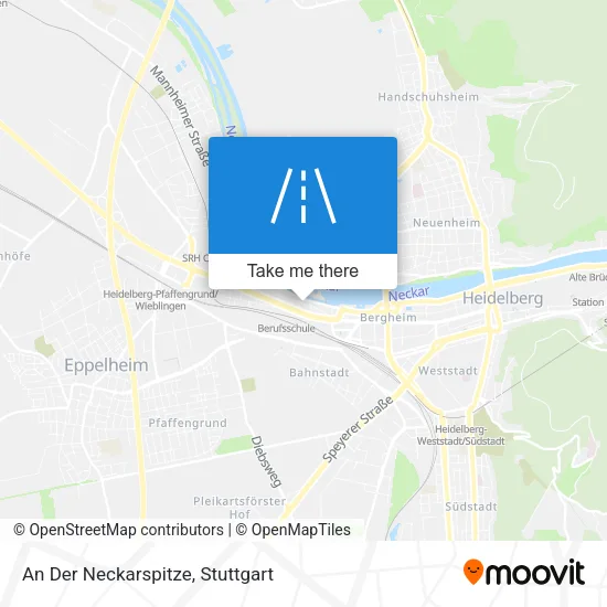 Карта An Der Neckarspitze