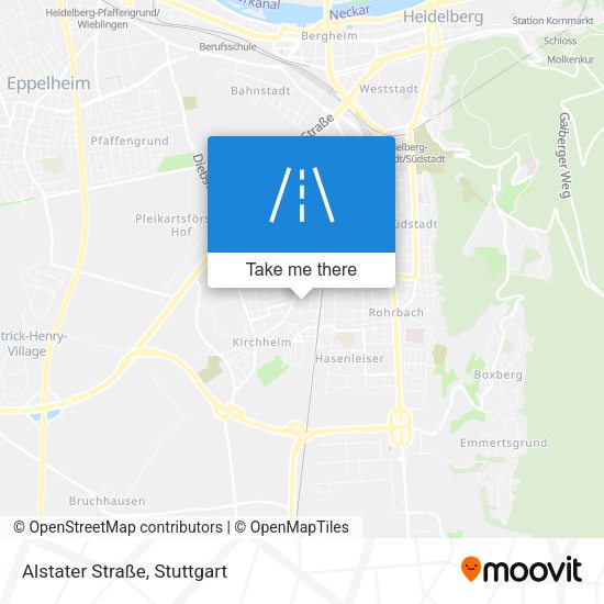 Alstater Straße map