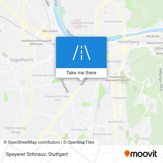 Карта Speyerer Schnauz