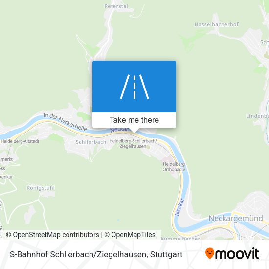 S-Bahnhof Schlierbach / Ziegelhausen map