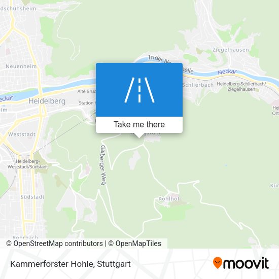 Kammerforster Hohle map