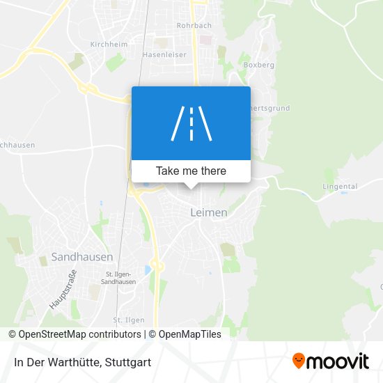 In Der Warthütte map
