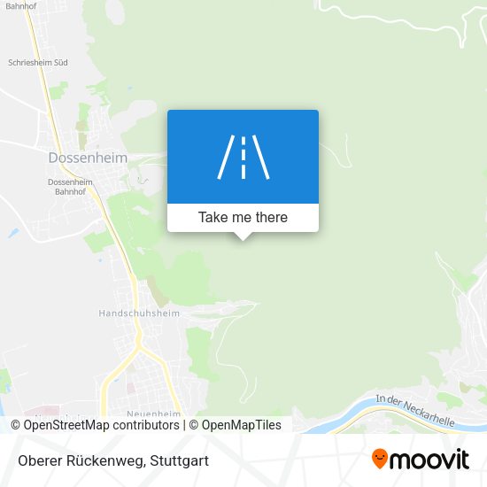 Oberer Rückenweg map