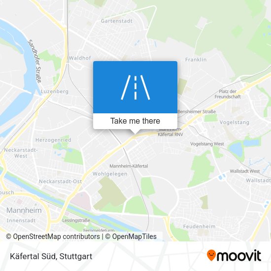 Käfertal Süd map