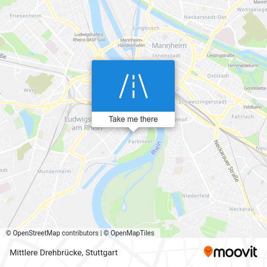 Mittlere Drehbrücke map