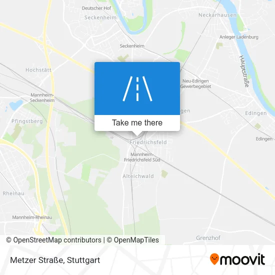 Карта Metzer Straße