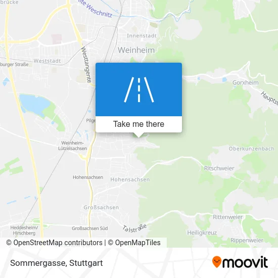 Карта Sommergasse