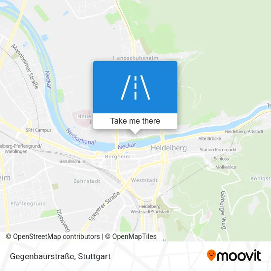 Карта Gegenbaurstraße