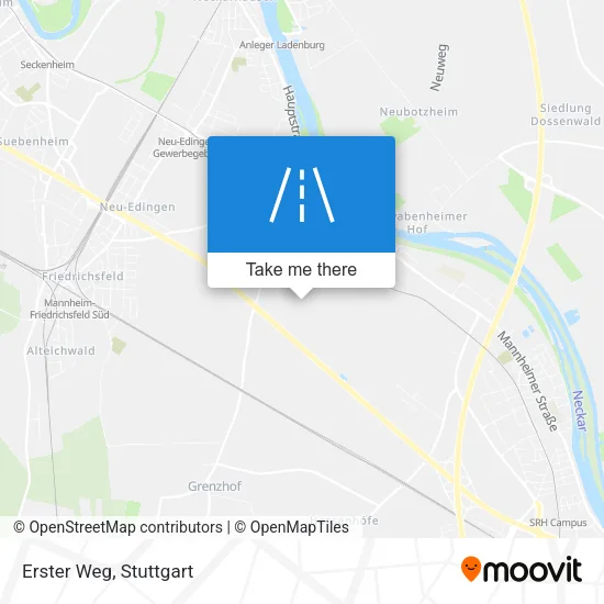 Карта Erster Weg
