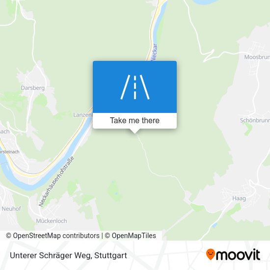 Unterer Schräger Weg map