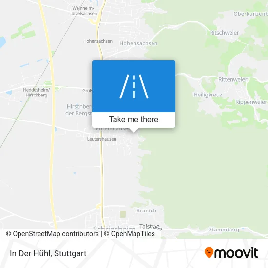 Карта In Der Hühl