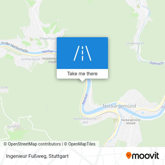 Карта Ingenieur Fußweg