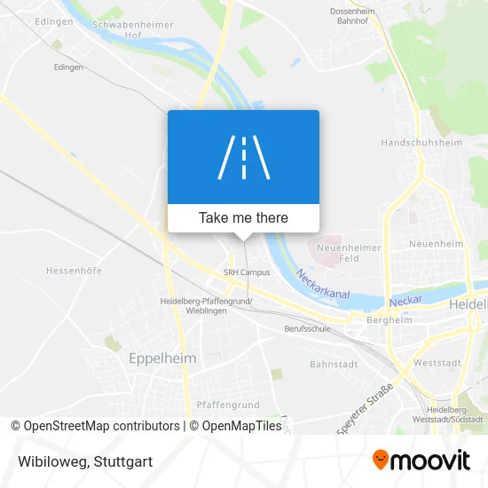 Карта Wibiloweg