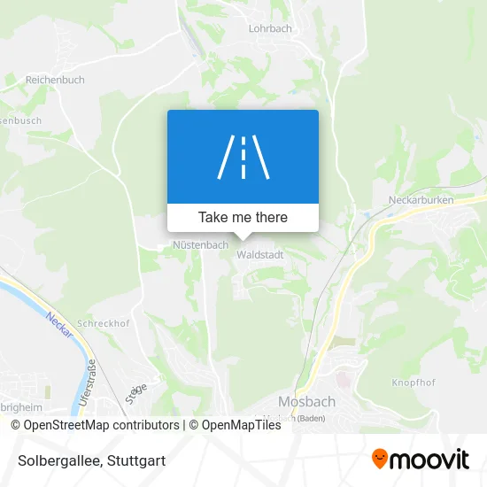 Карта Solbergallee