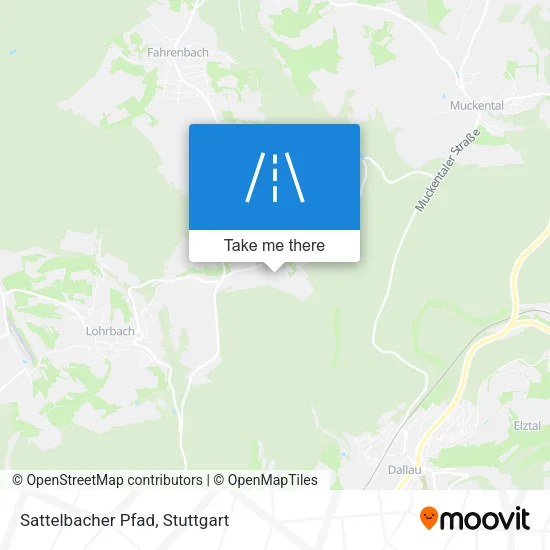 Карта Sattelbacher Pfad