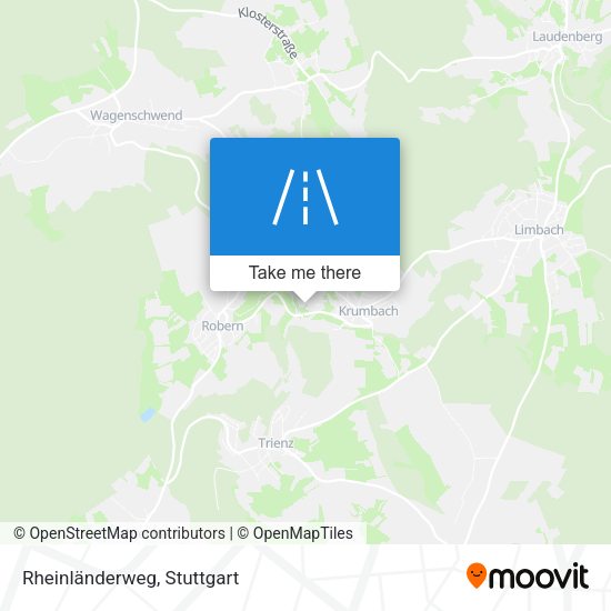 Rheinländerweg map