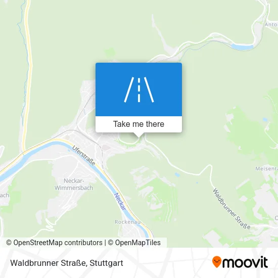 Карта Waldbrunner Straße