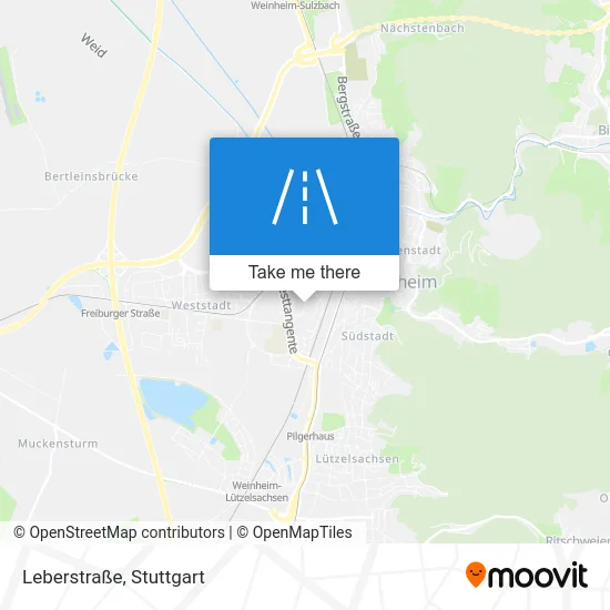 Карта Leberstraße