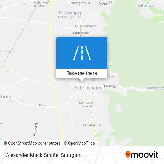 Alexander-Mack-Straße map