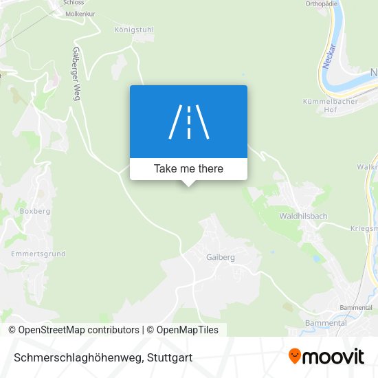 Schmerschlaghöhenweg map