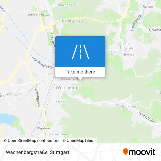 Карта Wachenbergstraße