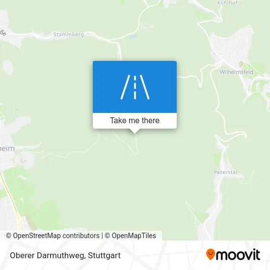 Карта Oberer Darmuthweg