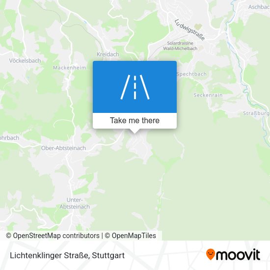 Lichtenklinger Straße map