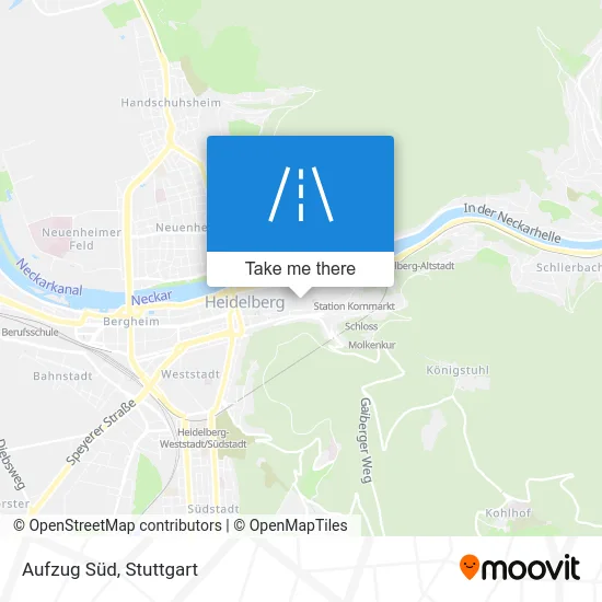 Карта Aufzug Süd