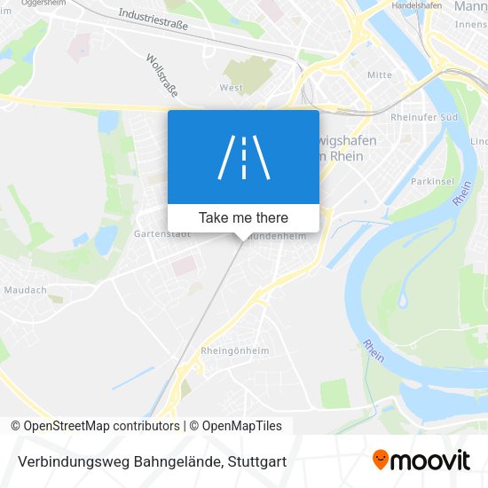 Карта Verbindungsweg Bahngelände
