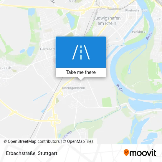 Карта Erbachstraße