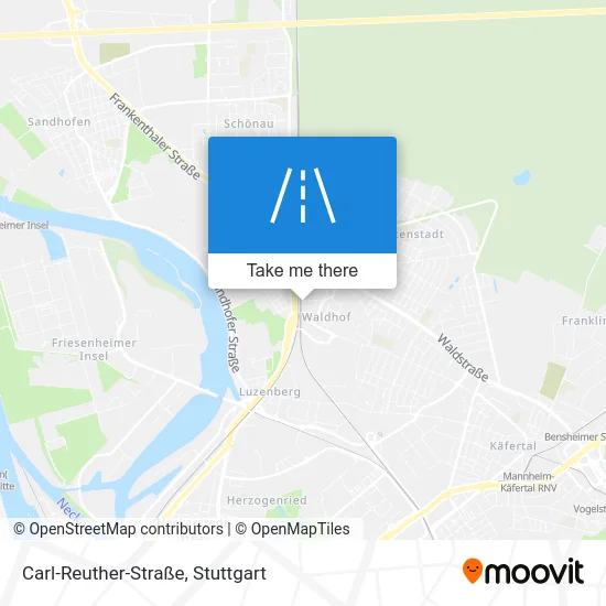 Карта Carl-Reuther-Straße