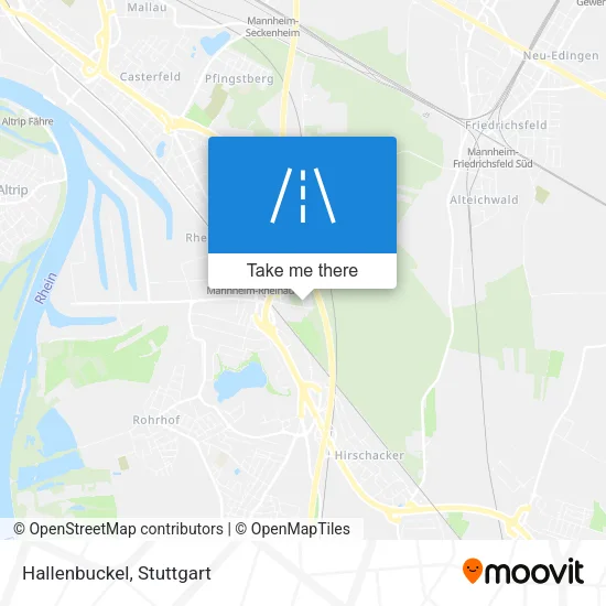 Hallenbuckel map