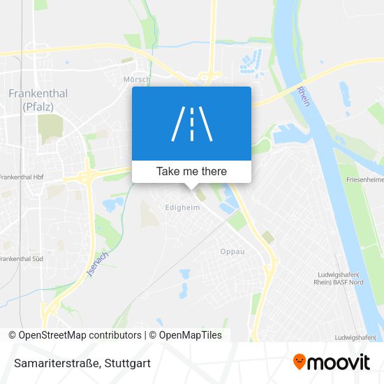 Карта Samariterstraße