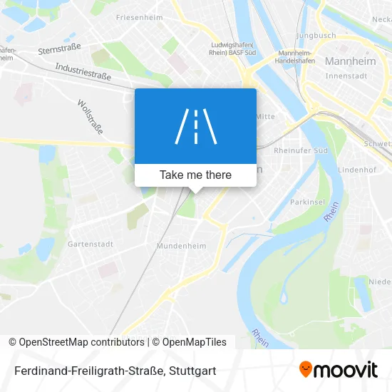 Карта Ferdinand-Freiligrath-Straße