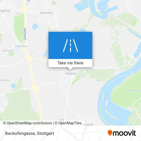Карта Backofengasse